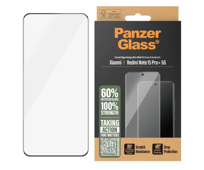 Szkło i folia ochronna PanzerGlass Ultra-Wide Fit do Xiaomi Redmi Note 15 Pro+